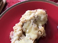 IMG 7927  26 May a Reuben sandwich