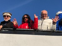 IMG 1505  Greg, Eva and Bruno under a beautiful bright, blue sky