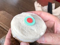 IMG 1584  For dessert, Greg goes for an expensive carrot cake cupcake