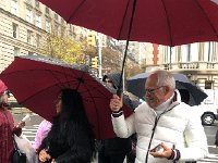 IMG 1673  Eva and Bruno were equipped with super-style (and size) hotel umbrellas