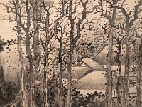 IMG 1708  Then we visited a temporary exhibit of long Chinese mountain scrolls