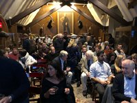 IMG 1720  A short walk later, we find ourselves in the Explorers&#39; Club &#34;attic&#34; level room, with free cheap wine and snacks