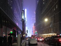 IMG 4402  on our way to the Broadway show the snow starts turning to rain