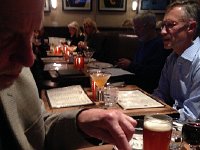 IMG 4414  Frano with steak and frites. This is the end of the album because there were no photos permitted in the broadway show. We saw and enjoyed Beautiful, a retrospective of the life of Carole King.