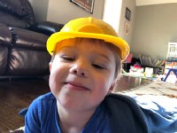 IMG 3954  working class hero with hard hat