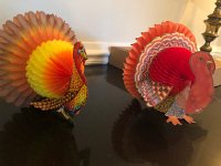 IMG 2167  turkeys from Montreux on the sideboard