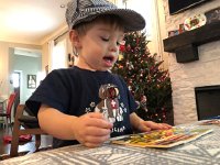 IMG 2334  singing a song to his puzzle