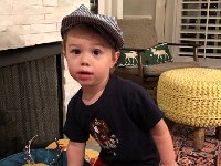 IMG 2377  Liam hasn&#39;t forgotten his engineer&#39;s hat