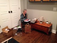 IMG 4671  Christine was instruected to do research on financial records. Turned out to be a total waste of 2 hours on the phone