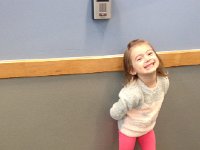 IMG 4673  Val loves going to school (first day back after Thanksgiving break)