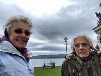 IMG 1274  out for a walk in the wintry weather (Paulo was happier than she appears here!)