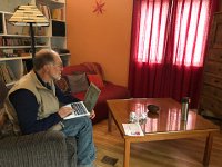 IMG 1284  blogging in the upstairs office and media area