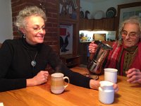 IMG 4224  enjoying the hot, tasty coffee with her aunt