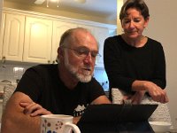 IMG 2628  reviewing photos with Lucy