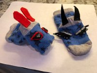 IMG 2413  a couple of Christine&#39;s 2018 sock puppets