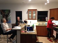 IMG 4682  First evening relaxing in the kitchen of Jürg and Jodi&#39;s new condo