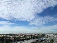 IMG 2434  high clouds as we headed out to the Everglades on the interstate highway