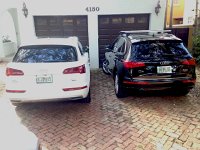 IMG 4691  his and her Audis (the new owners of 4180)