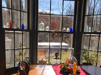 IMG 1473  A few minutes later we&#39;re at Jeff and Zoë&#39;s house (light warms the breakfast nook)