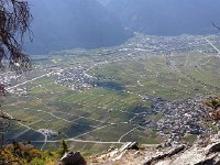 IMG 4027  once across the cliffs, looking down on the vineyards