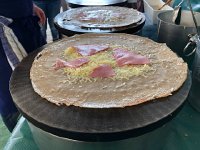 IMG 4074  a savory crêpe in preparation