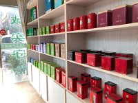 IMG 0794  Green and red (black) teaboxes waiting to be filled