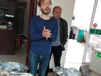 IMG 0797  Austin negotiating under the watchful eye of our driver