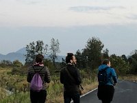 IMG 0828  Bri, Austin and Nikki on way to Bishan village