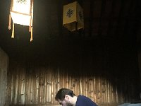 IMG 6984  Austin hard at work reading and grading his students&#39; mid-term papers