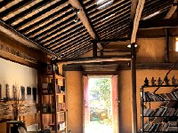 IMG 0840  All around us, light pours in through open doors and windows. Here into a library of books we can&#39;t read