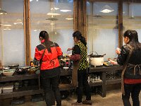 IMG 0893  After the guests have been served, the staff digs in, too!