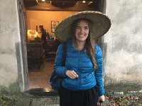 IMG 7148  Nikki going out for a post-prandial stroll with umbrella