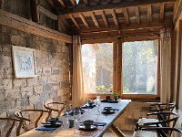 IMG 0929  Time for a quick lunch in our dining room before the driver picks us up