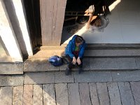 IMG 1022  Our guide waits patiently at street level