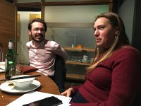 IMG 7255  Enjoying post-dinner relaxation