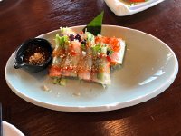 IMG 1070  veggie sticks wrapped in rice paper