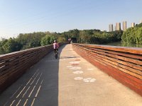 IMG 1081  bike path on long bridge over the water