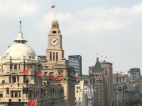 IMG 7323  view of the Bund with flags and Art Deco buildings