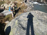 IMG 3983  a momentary challenge on the way up