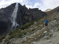 IMG 0289  on the otherside, a stream directed off the top of the moraine