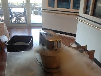 IMG 3829  making frozen yogurt with liquid nitrogen