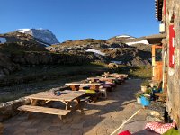 IMG 9923  in front of the hut with the Tödi in the distance