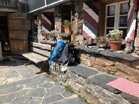 IMG 9938  our packs on the bench