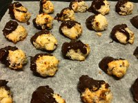 IMG 0046  chocolate-dipped macaroons