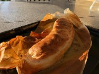 IMG 3809  sauerkraut strudel with last year&#39;s sauerkraut
