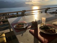 IMG 3812  dinner on the balcony