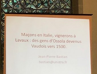 3 April 2019 Conference about Masons from Lombardy