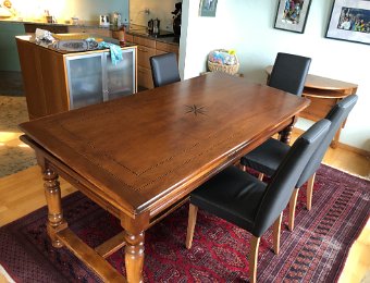 20 August New Dining Table and Continuation of Lego extravaganza