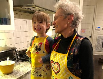 17 December - Val Rides Misty, Liam Helps with Baking