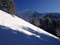 The summit from above Crêt d'y Bau